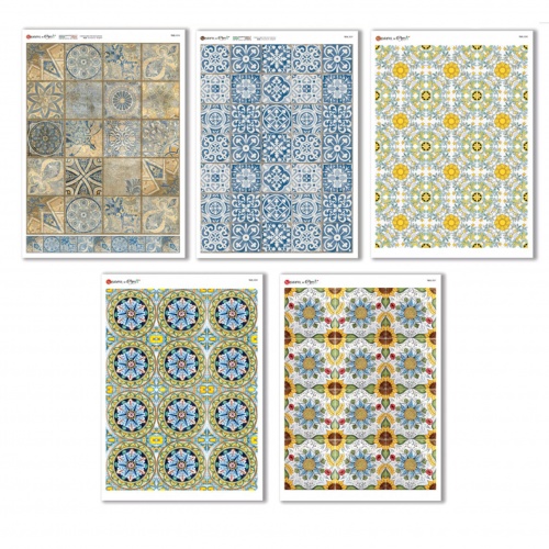 Paper Designs Rice Paper Collection - Tiles | Thats Crafty