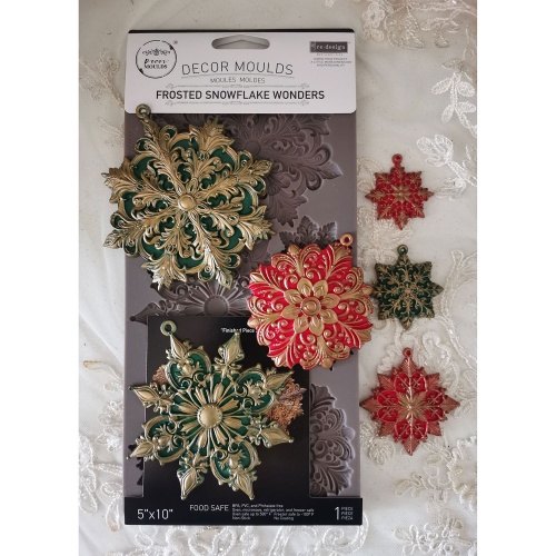 Prima Re-Design Décor Mould - Frosted Snowflake Wonders - 677404 ...