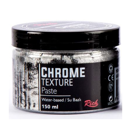 Rich Hobby Chrome Texture Paste - Silver