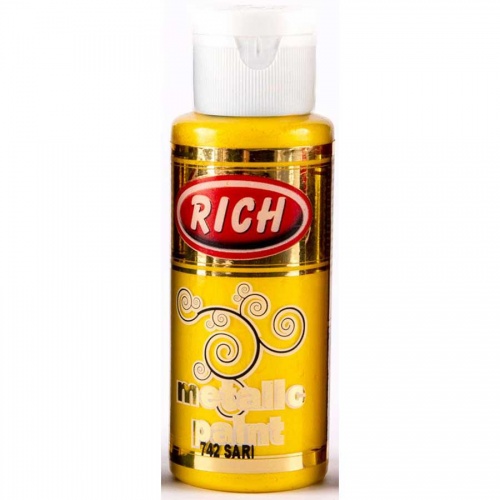 Rich Hobby Metallic Paint Yellow Thats Crafty