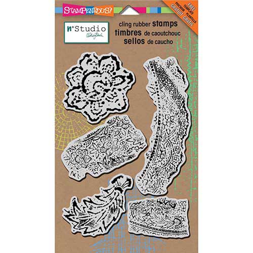 STAMPENDOUS! NK Studio Cling Rubber Stamps