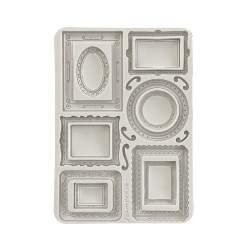 Stamperia - Silicon Mould A5 For Scrapbooking, Bullet Journals And More, Non -Stick Surface, Suitable For Air-Dry Clay, Resin And More, Perfect For Crafts And Gifting (Master Of Magic, Cards