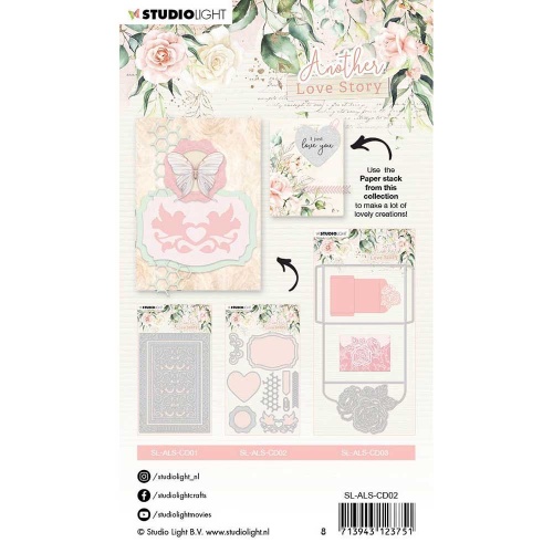Studio Light Cutting Dies - Another Love Story - Romantic Elements - SL ...