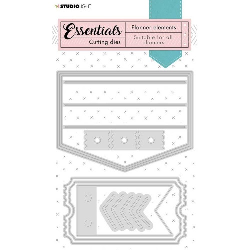 Studio Light Essentials Cutting Dies Pocket Label CD09 Thats Crafty