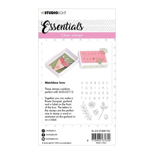 Studio Light Essentials Clear Stamp Set - Matchbox - STAMP142 | Thats ...