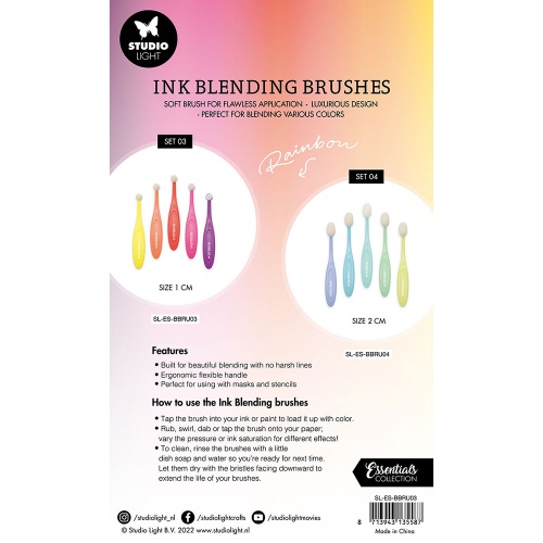 Studio Light Essentials Ink Blending Brushes - SL-ES-BBRU03 | Thats Crafty