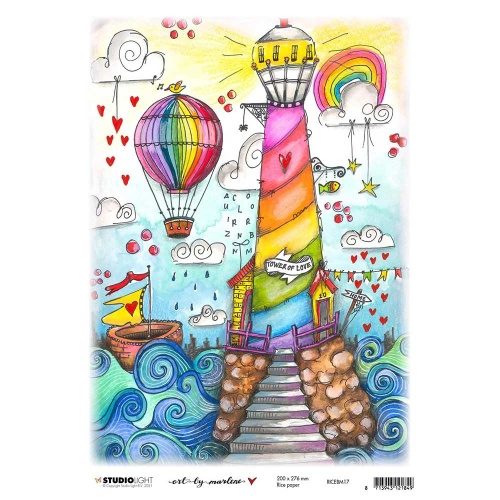 Studiolight Art by Marlene Marlene's World A4 Rice Paper 17 Thats Crafty