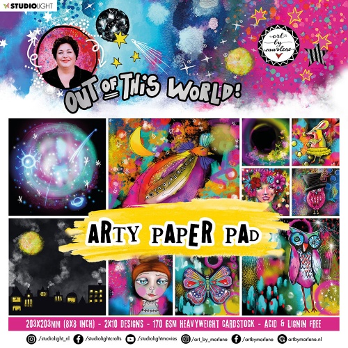 Studio Light Art by Marlene Arty Paper Pad Out of This World