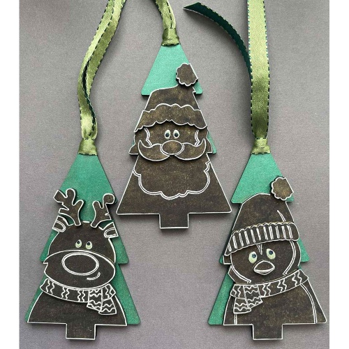 That's Crafty! Surfaces MDF Christmas Characters Trees | Thats Crafty