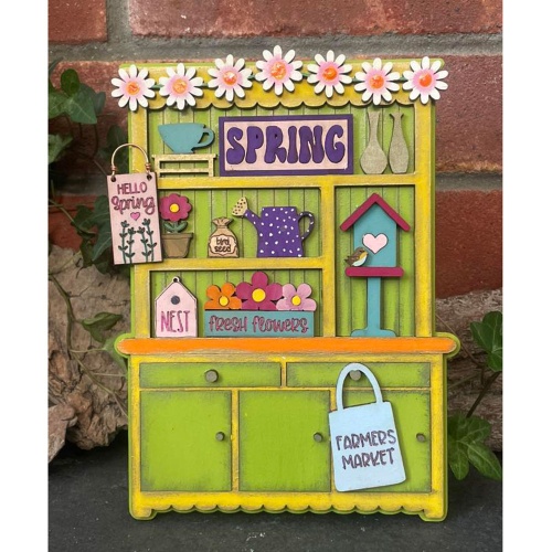 That's Crafty! Surfaces MDF Dresser with Tripod Back - Spring | Thats ...