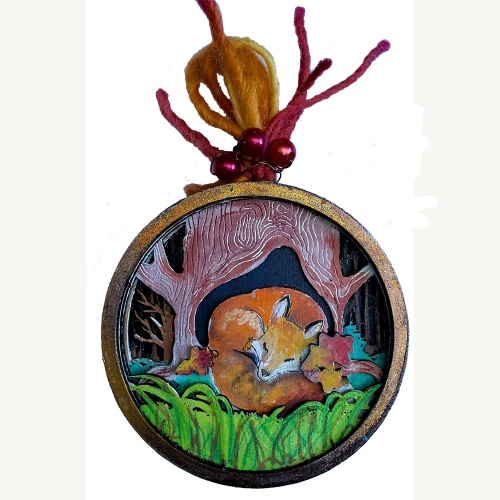 That's Crafty! Surfaces MDF Layering Ornament - Fox | Thats Crafty