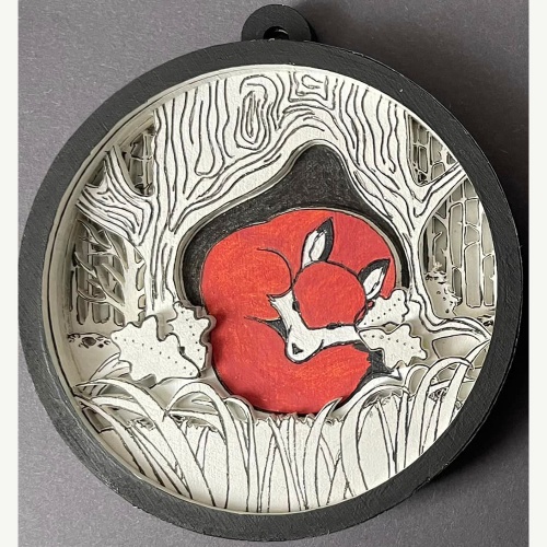 That's Crafty! Surfaces MDF Layering Ornament - Fox | Thats Crafty