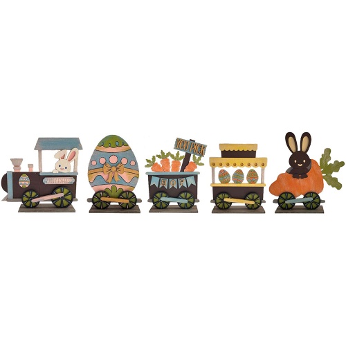That's Crafty! Surfaces MDF Uprights - Easter Bunny Express Train ...