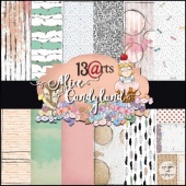 13 Arts 12ins x 12ins Paper Pack - Alice in Candyland
