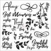 13 Arts Chipboard - Rose Fields