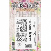 13 Arts Clear Stamp Set - Numbers