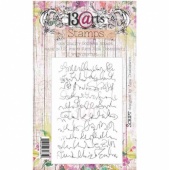 13 Arts Clear Stamp Set - Script