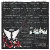 13 Arts 12in x 12in Words and Elements Sheet - Queen of the Night