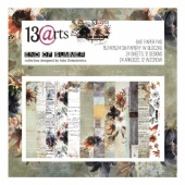 13 Arts 6ins x 6ins Paper Pack - End of Summer
