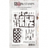 13 Arts A6 Clear Stamp Set - Industrial