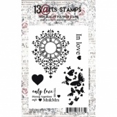 13 Arts A7 Clear Stamp Set - In Love