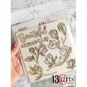 13 Arts Chipboard - Magnolia Dreams