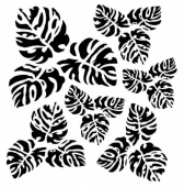 13 Arts Stencil - Bella - Mediterranean Tropics