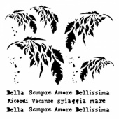 13 Arts Stencil - Bella - Sempre