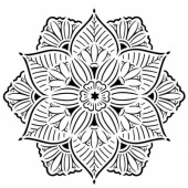 13 Arts Stencil - Pastel Spring - Spring Doily