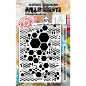 AALL and Create A7 Stamp #374 - Reverse Hexagons