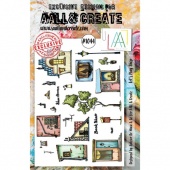 AALL & Create A5 Stamp Set #1044 - Let's Play Shop