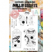 AALL & Create A5 Stamp Set #566 - Winged Fragments