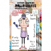 AALL & Create A7 Stamp Set #789 - Workout Dee