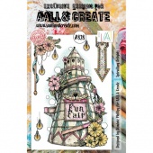 AALL & Create A5 Stamp Set #828 - Spiralling Delights