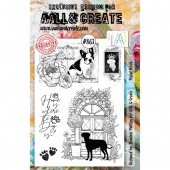 AALL & Create A5 Stamp Set #863 - Postal Pooch