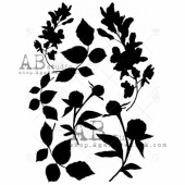AB Studio Chipboard - Flowers and Leaves