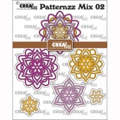 CREAlies Patternzz Mix Dies no. 02, Rosette Flower A