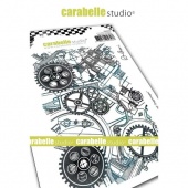 Carabelle Studio Stamp - Engrenages by Alexi - SA60528