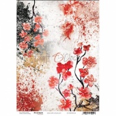 Craft O'Clock A4 Rice Paper - Painted by the Wind - 24