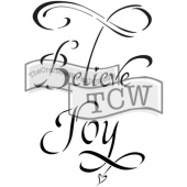 Crafter's Workshop Journaling Stencil - Believe