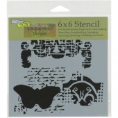 Crafter's Workshop Stencil - Regal Butterfly - TCW772S