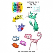 Creative Muse Designs A6 Clear Stamp Set - The Boss