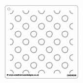 Creative Muse Designs Stencil - Half Moons