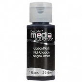 DecoArt Media Fluid Acrylic Paint - Carbon Black