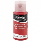 DecoArt Media Fluid Acrylic Paint - Napthol Red Light