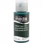 DecoArt Media Fluid Acrylic Paint - Phthalo Green-Yellow