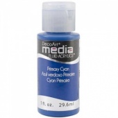 DecoArt Media Fluid Acrylic Paint - Primary Cyan