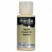 DecoArt Media Fluid Acrylic Paint - Titan Buff