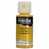 DecoArt Media Fluid Acrylic Paint - Yellow Oxide