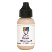 Dina Wakley Media Heavy Body Acrylic Paint - Apricot - 1oz